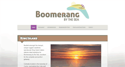 Desktop Screenshot of boomerangbythesea.com.au