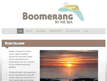 Tablet Screenshot of boomerangbythesea.com.au